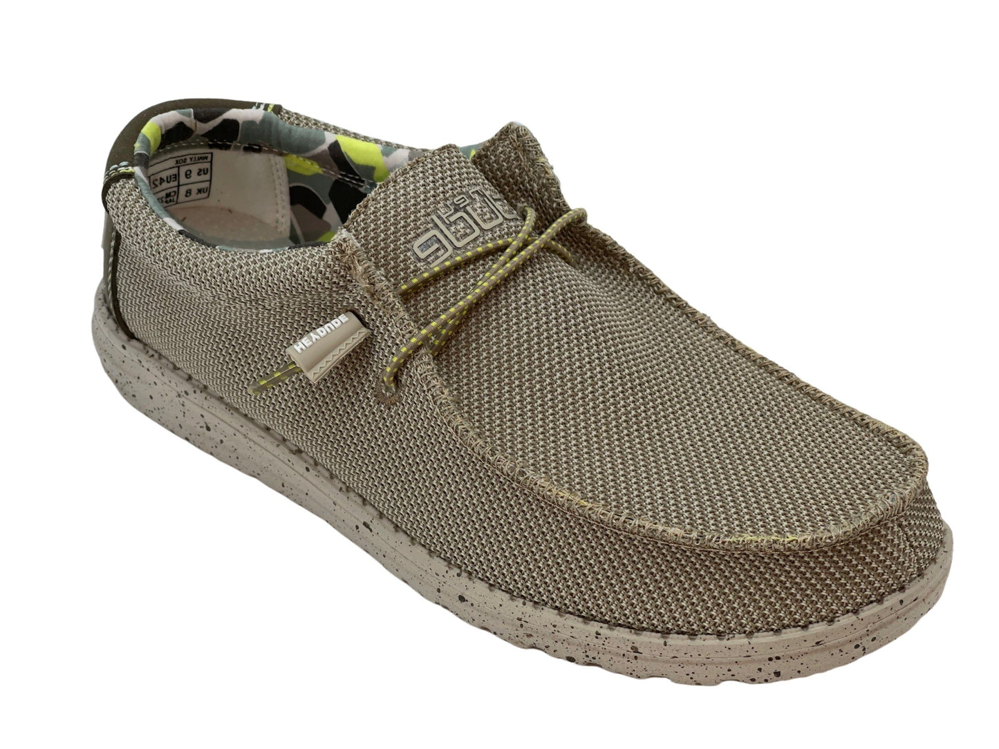 Hey Dude Men's Wally Sox Stretch Loafers – Lightweight, Comfortable Slip-On Shoes, Multi-Color