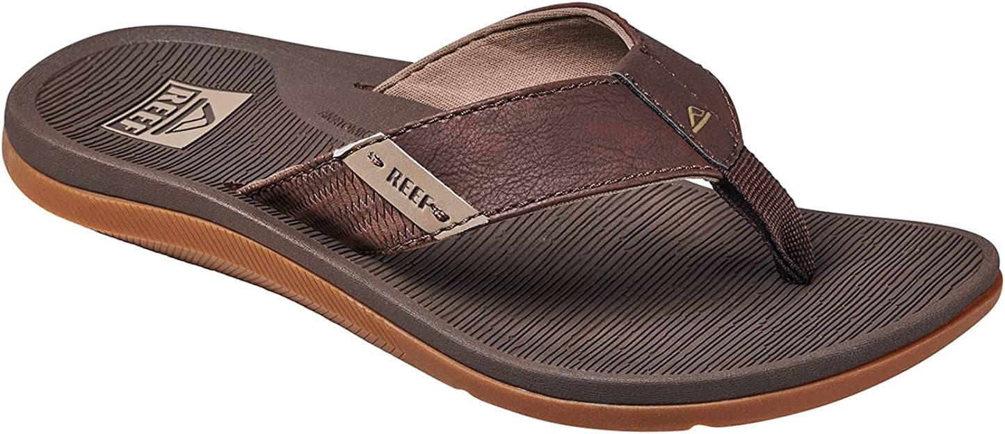 Reef Men's Santa Ana Brown Flip Flop Sandals CI4651