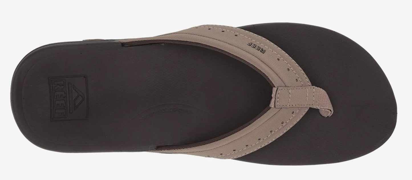 Reef Men's Ortho Spring Brown Lightweight Flip Flop -RF0A3YKSBRO