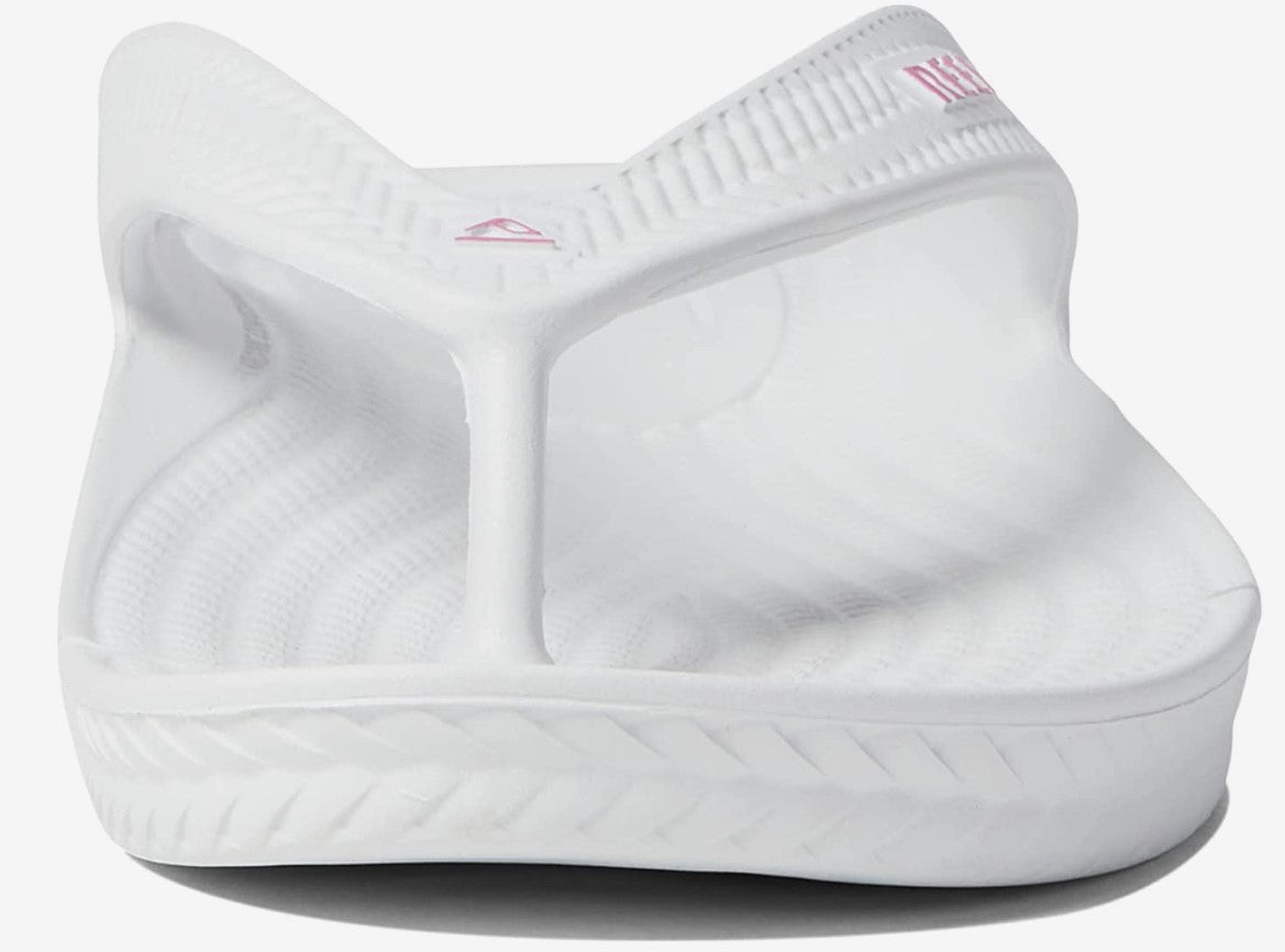 Reef Women's Water Court Black, White , Pink Flipflop Sandal