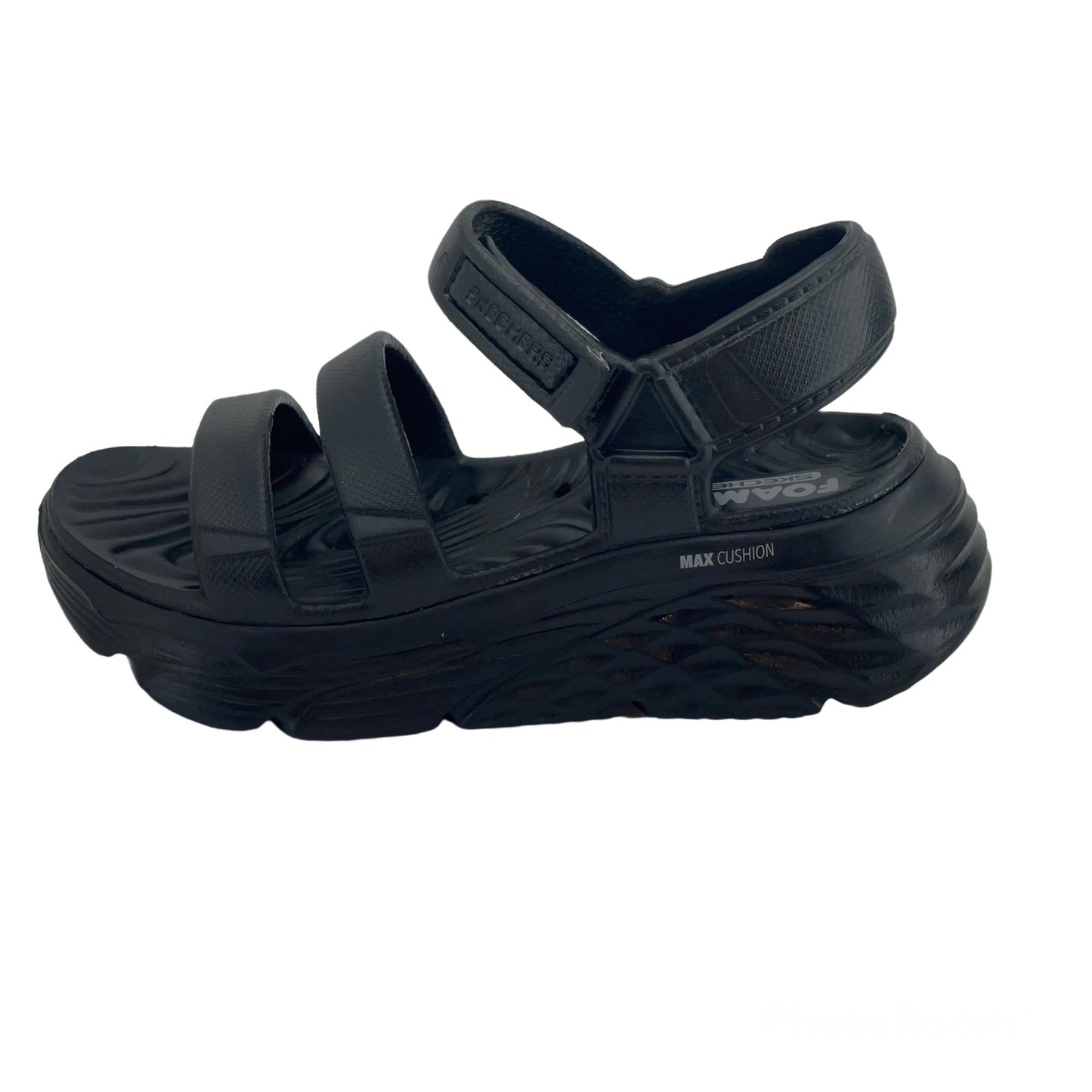 Skechers Women's Max Cushioning Aura Sandal Black 111126