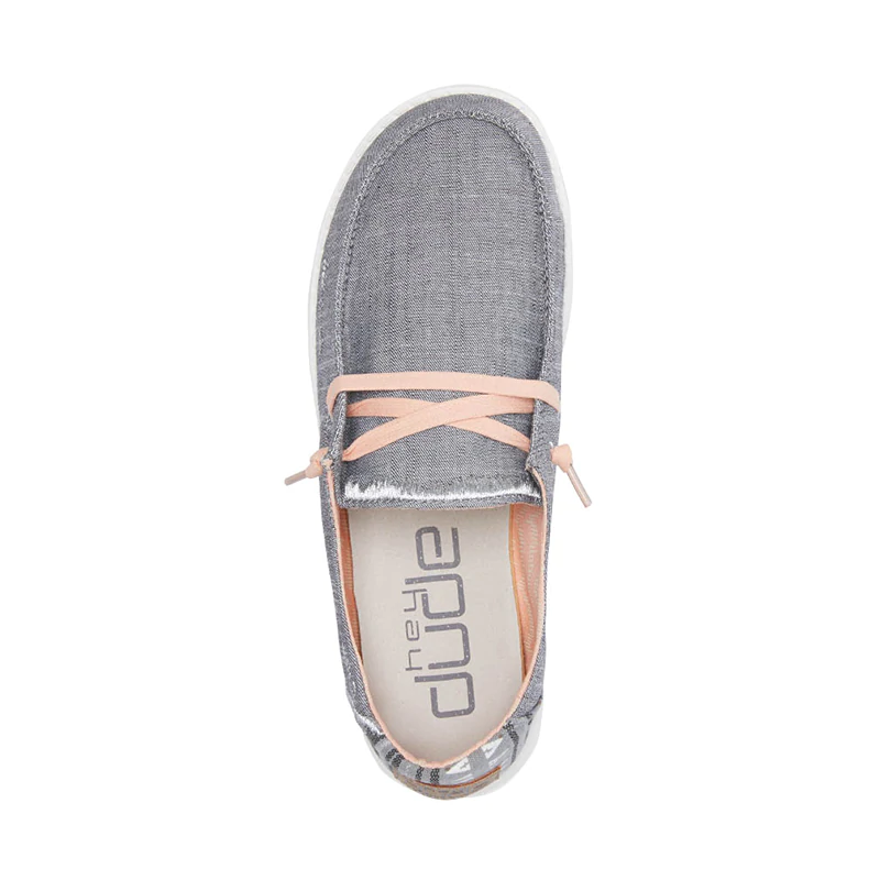 Hey Dude® Ladies Wendy Boho Grey Shoes 121413238