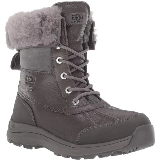 UGG Women's Adirondack Boot III Snow, Charcoal, 7.5 M US