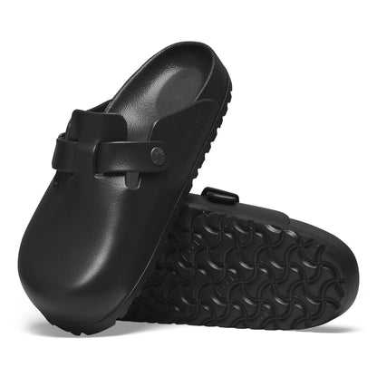 Birkenstock Boston EVA Clog – Black | Unisex Lightweight Waterproof Slip-On with Contoured Footbed