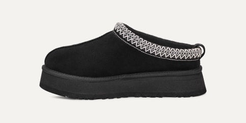 UGG Women's Tasman Slipper - Black Suede W5955-BLK