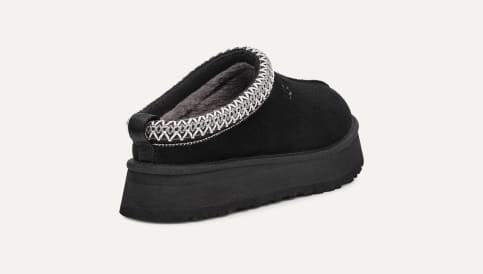 UGG Women's Tasman Slipper - Black Suede W5955-BLK