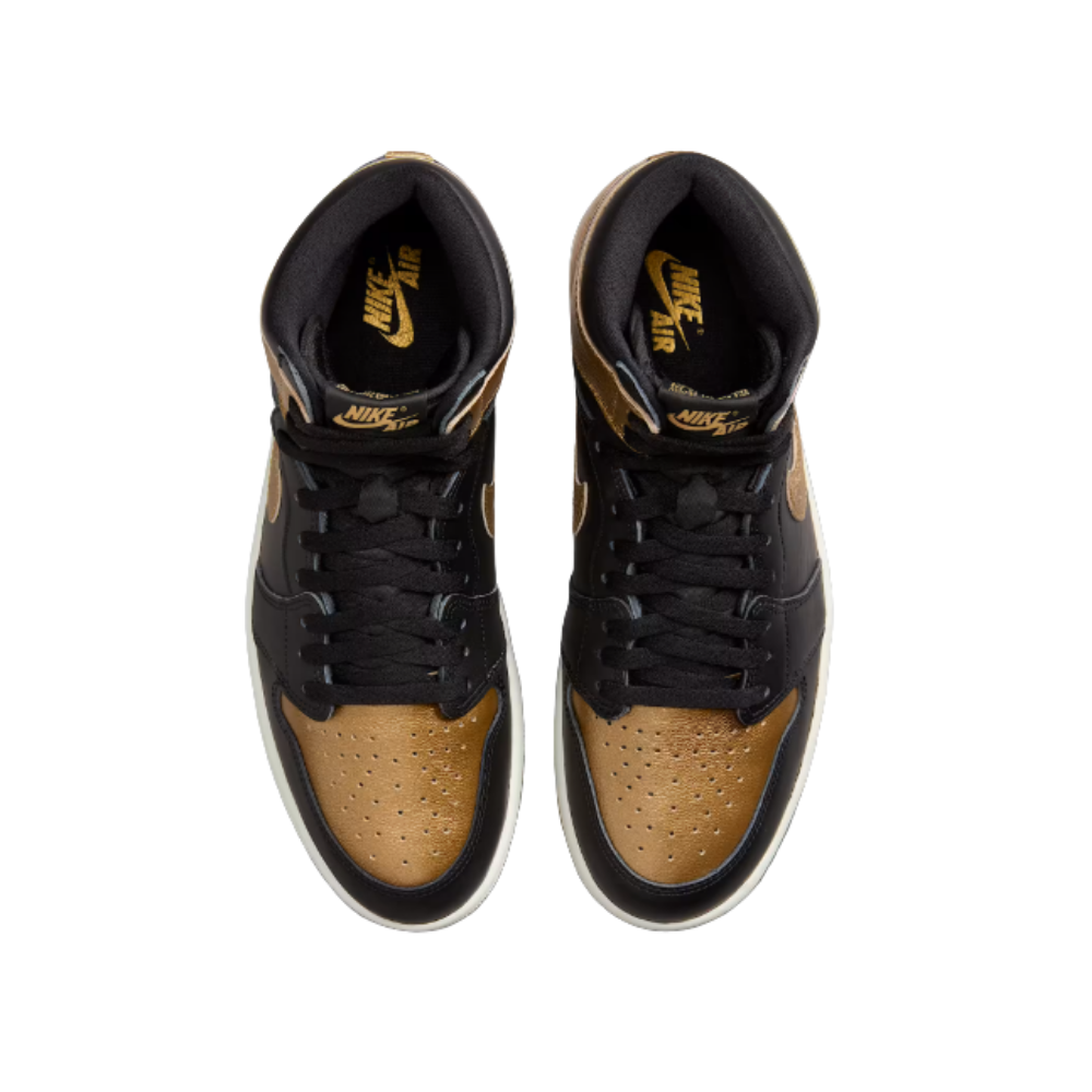 Nike Air Jordan 1 Retro High OG 'Black and Gold' | Iconic Style with Lux Shine
