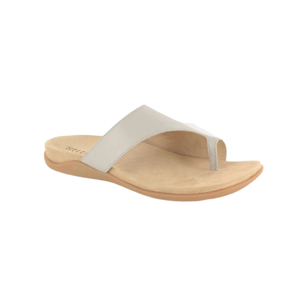 Strive Capri III – Women’s Orthotic Arch Support Leather Sandal Latte