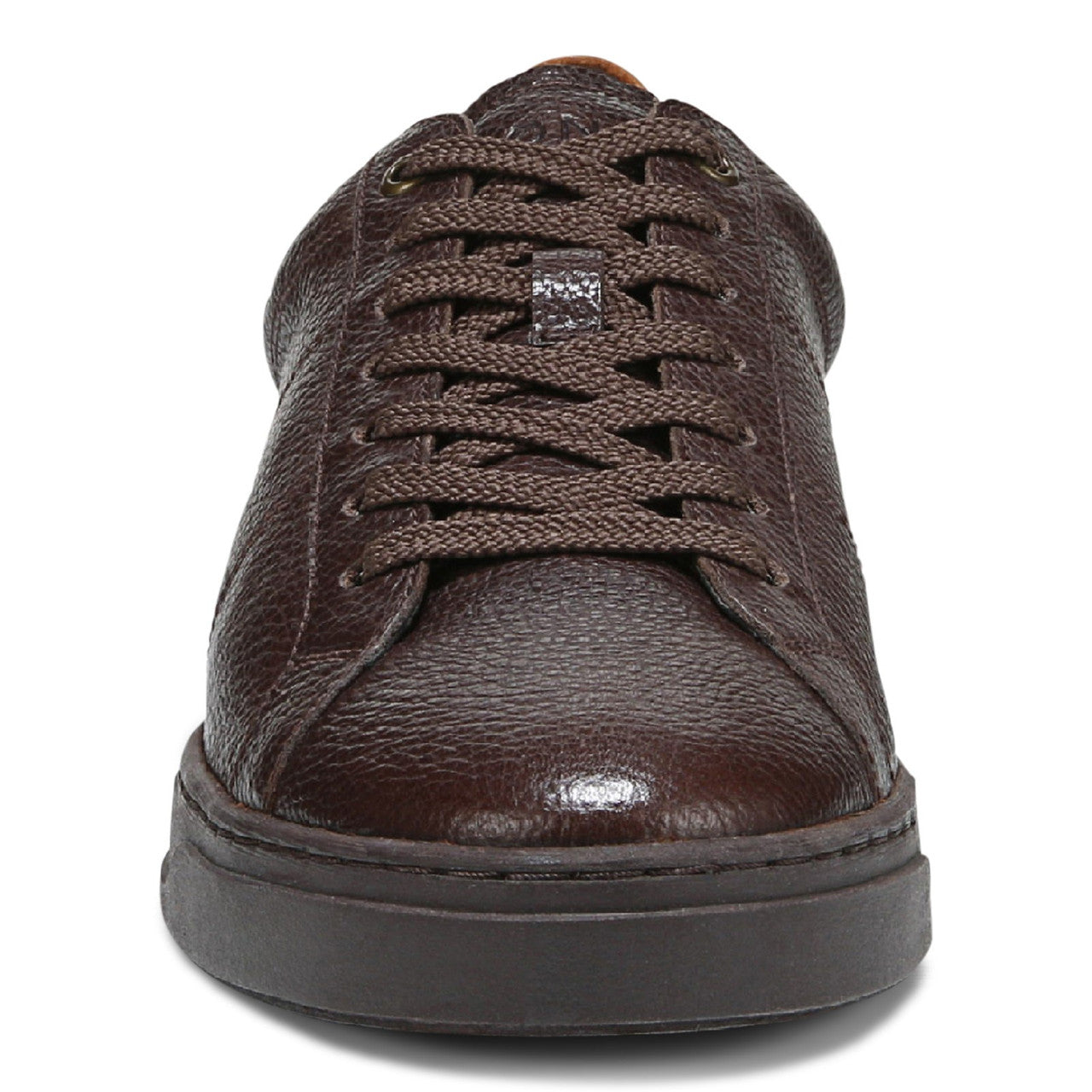 Vionic Lucas II - Men's Casual Comfort Leather Sneaker, Chocolate Ganache Brown, Wide