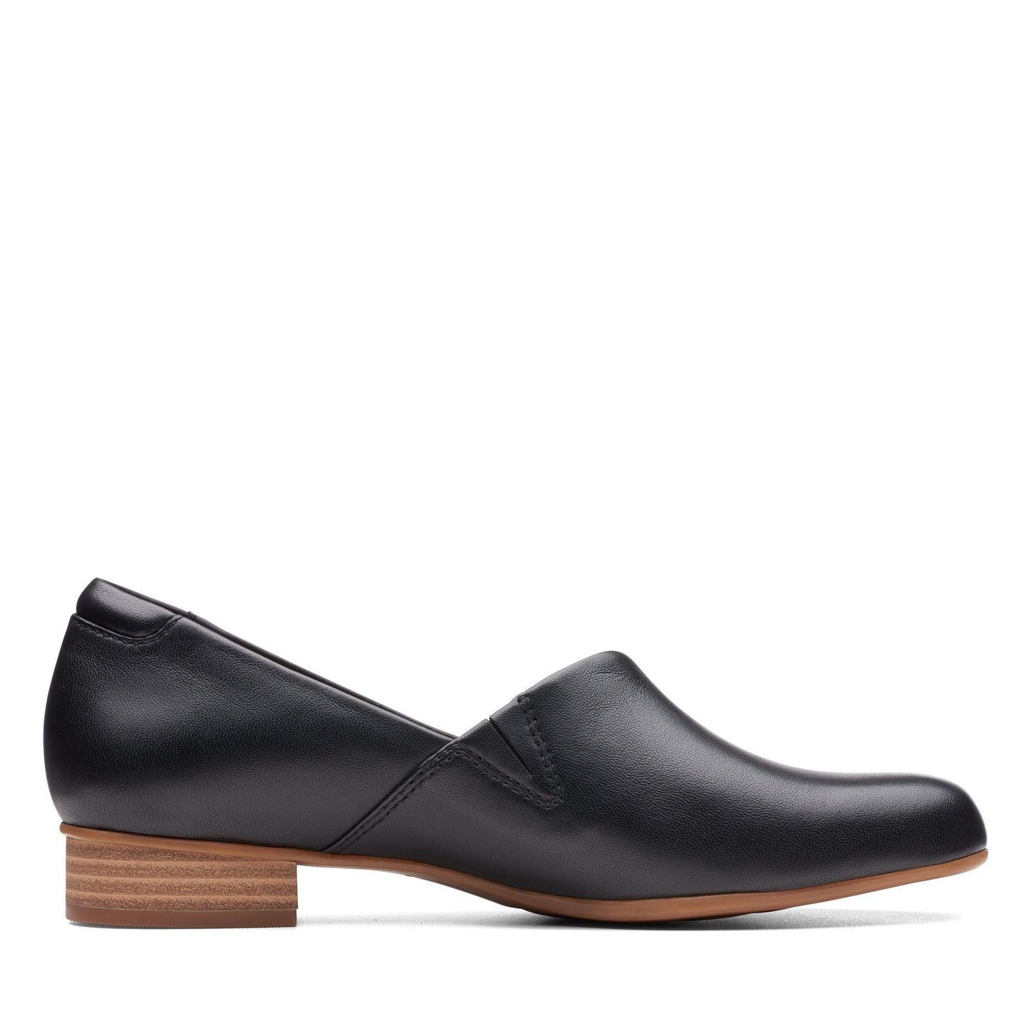 Clarks Juliet Palm Black Leather Shoes