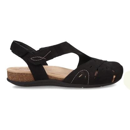 Earth Origins Women’s Birdine Leather Sandal - ETBIRDINE BLACK 002