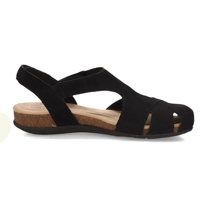 Earth Origins Women’s Birdine Leather Sandal - ETBIRDINE BLACK 002