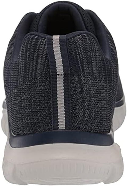 Skechers Men's Track Front Runner Lace-up Sneaker Oxford, Navy/Gray