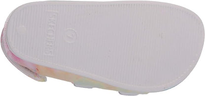 Skechers Girl's Foamies Lil Cali Blast - Lil Summer D Slide Sandal, Multi