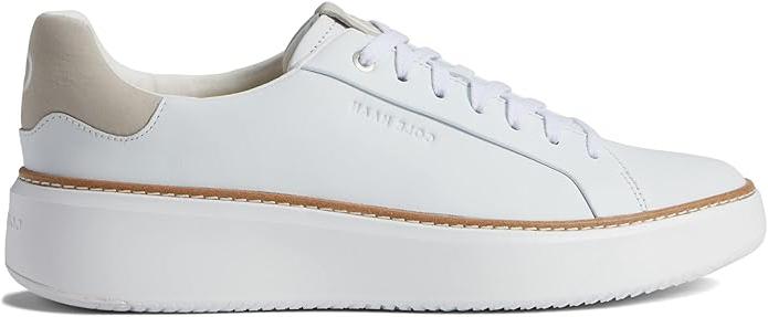 Cole Haan Women's Sporty Lightweight Grandpro TopSpin Sneaker, White/Dove
