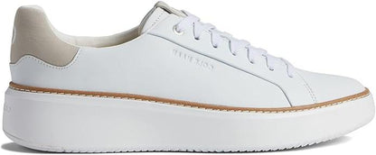 Cole Haan Women's Sporty Lightweight Grandpro TopSpin Sneaker, White/Dove