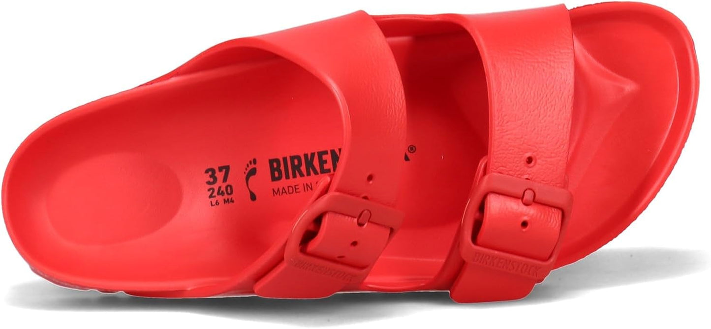 Birkenstock Arizona Essentials EVA Sandal – Active Red | Lightweight Waterproof Unisex Slides with Contoured Footbed