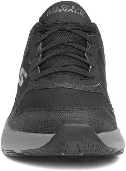 Skechers Men's Sneaker, Black and Charcoal Textile