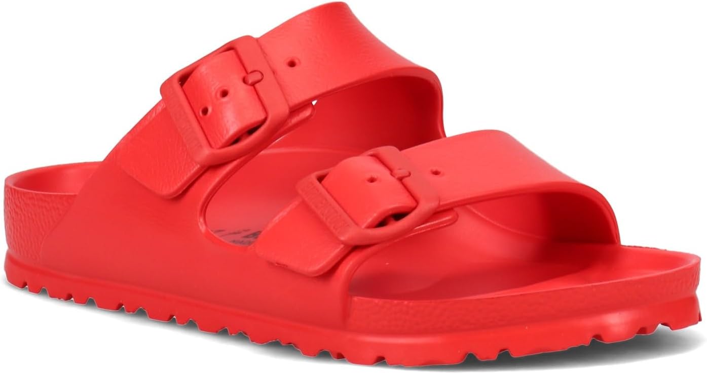 Birkenstock Arizona Essentials EVA Sandal – Active Red | Lightweight Waterproof Unisex Slides with Contoured Footbed