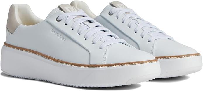 Cole Haan Women's Sporty Lightweight Grandpro TopSpin Sneaker, White/Dove
