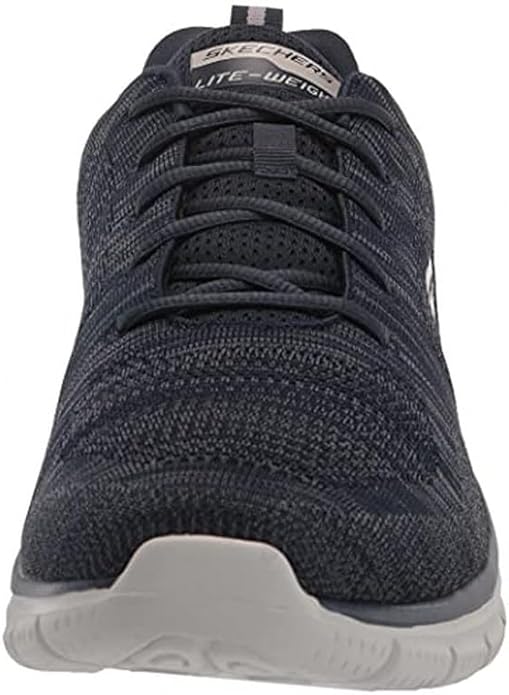 Skechers Men's Track Front Runner Lace-up Sneaker Oxford, Navy/Gray