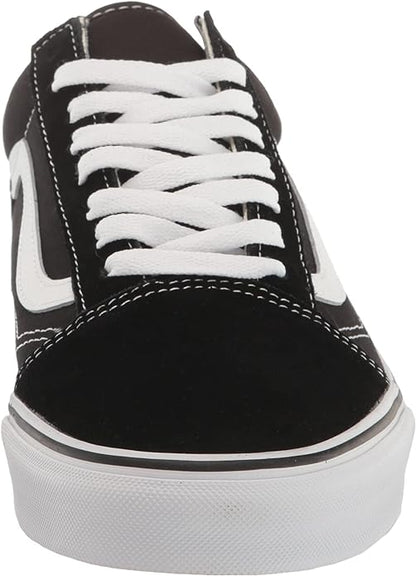 Vans Unisex Old Skool Classic Skate Shoes Black/White