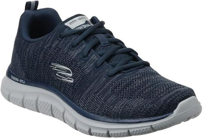 Skechers Men's Track Front Runner Lace-up Sneaker Oxford, Navy/Gray