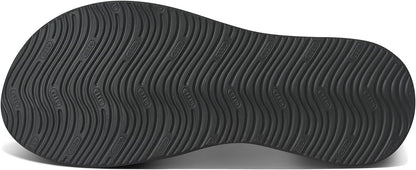REEF Cushion Phantom 2.0 Men's Flip Flop Black - Ultra Soft Cushion Footbed, Water-Friendly Comfort Sandals with Arch Support
