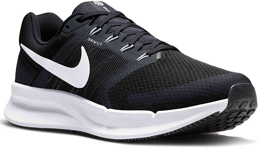 Nike Men's Sneaker, Black White Dk Smoke Grey