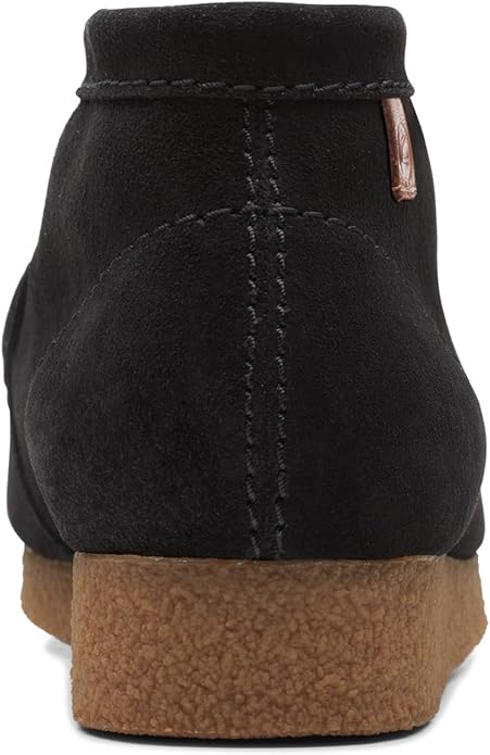 Clarks Men's Shacre Chukka Boot Black Suede Leather