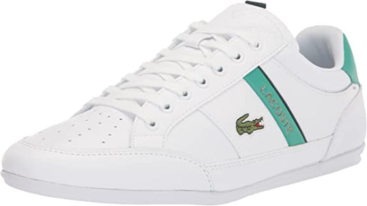 Lacoste Men's Chaymon Sneaker, White/Green