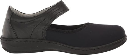 David Tate Women's Flats, Black Microfiber