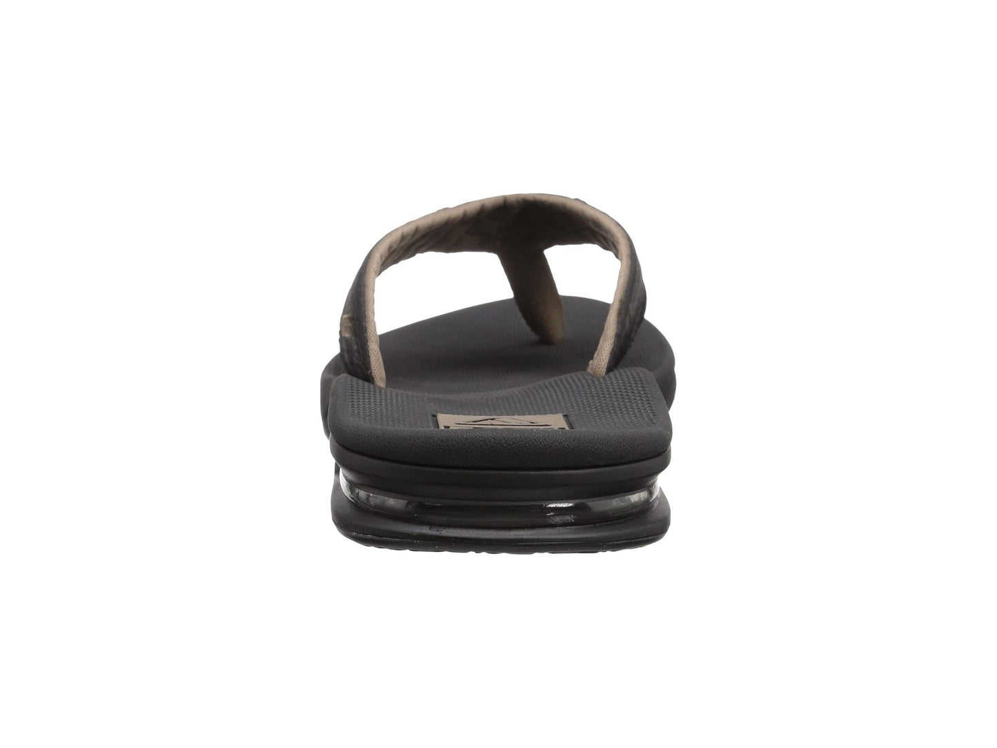 Reef Men's Leather Fanning Bottle Opener Sandals Black / Brown