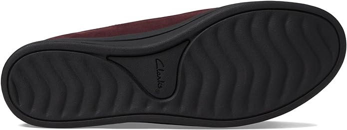 Clarks Women's Breeze Ayla Ballet Flat, Burgundy Synthetic