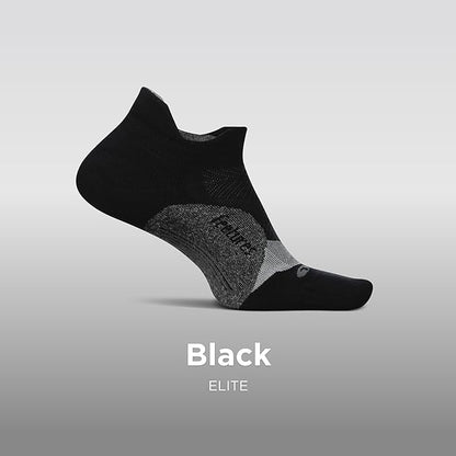 Feetures Elite Light Cushion No Show Tab Ankle Socks - Sport Sock with Targeted Compression