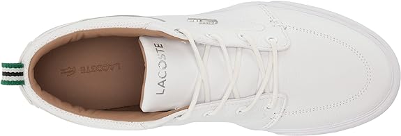 Lacoste BAYLISS 119 Men's  Shoes Leather Sneakers 37CMA007321G WHITE