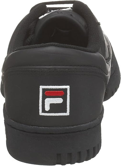 Fila Men's Original Fitness Fashion Sneaker, Black/White/Red