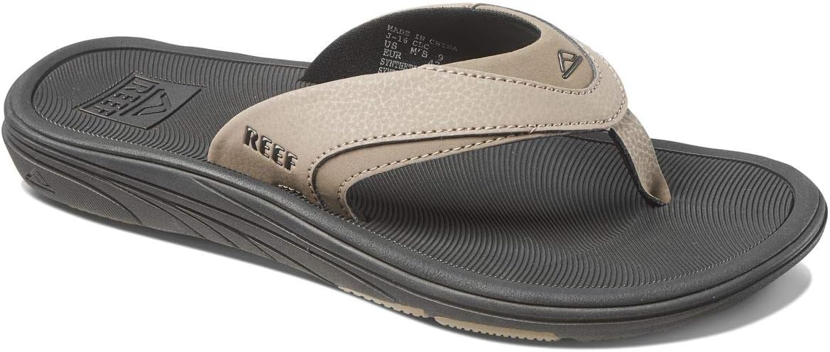 Reef Modern Black Tan Men's Flipflop Thong Sandal