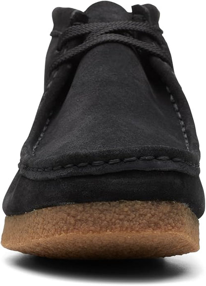 Clarks Men's Shacre Chukka Boot Black Suede Leather