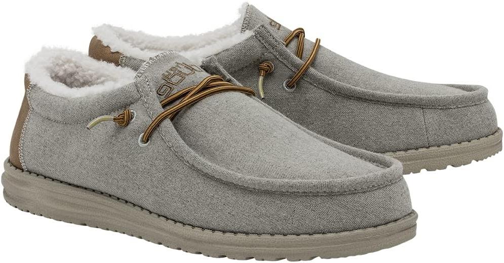 Hey Dude Wally Herringbone Grey 110063133