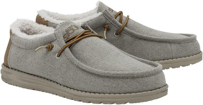 Hey Dude Wally Herringbone Grey 110063133