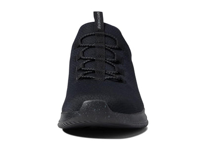 Skechers Men's Ultra Flex 3.0 Right Away Hands Free Slip-in Sneaker Loafer, Air-Cooled Memory Foam Insole, Breathable, Black