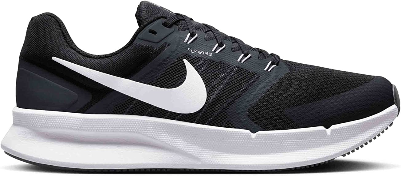 Nike Men's Sneaker, Black White Dk Smoke Grey