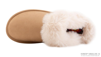 Rainbow Sandals Sunset Snugs – Women’s Sierra Brown Leather Slippers