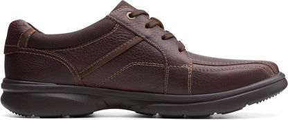 Clarks Men's Bradley Walk Oxford, Brown Tumbled Leather