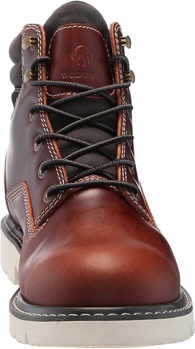 Wolverine Men's Revival 6" Waterproof Industrial Boot, Rust