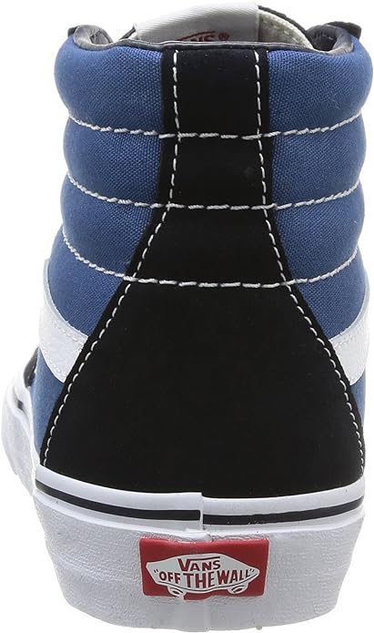 Vans "Sk8-Hi" Sneakers (Navy) Men's Canvas Suede Skateboard High-Top Shoes