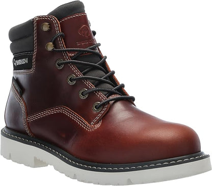 Wolverine Men's Revival 6" Waterproof Industrial Boot, Rust