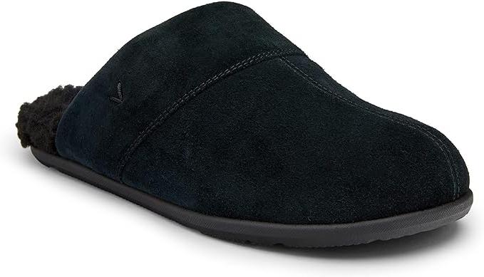 Vionic Alfons Men's Orthotic Comfort Slipper Black