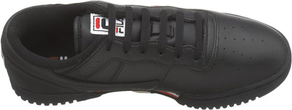 Fila Men's Original Fitness Fashion Sneaker, Black/White/Red